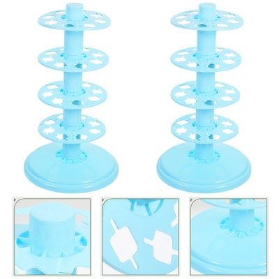  2pcs Mehrschicht Lollipop Display Rack Tower Form Candy Storage Halter