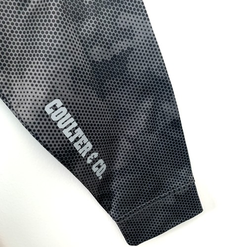 Sudadera con Capucha Coulter & Company Talla Grande Para Hombre Negra Manga Camuflada Sport-Tek Z1 - Imagen 4 de 5