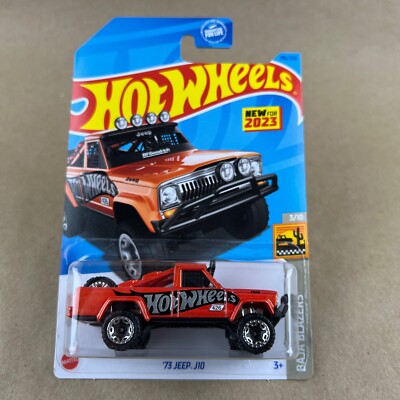 Hot Wheels バハブルーザー ミニカ No.65 四輪駆動ジープ 2023 Hot Wheels 73 Jeep J10 Orange Truck 196/250 Baja Blazers 1:64