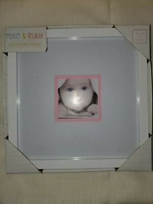 Milo and Ruby Signature Frame With Pink Matting Free Shipping