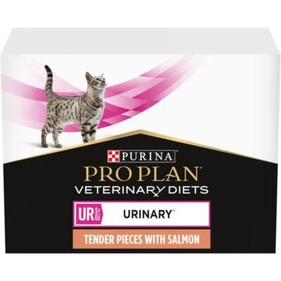 PURINA PRO PLAN Veterinary Diet Feline UR Urinary Salmon Wet Cat Food *20 x 85g*