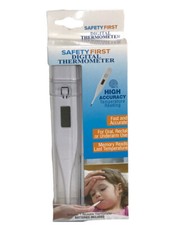 Safety First Digital Thermometer High Accuracy 60-Second Readout w/LR41 Battery