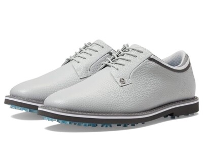 NEW G/FORE size Mens Grosgrain Gallivanter Golf Leather Grey Shoes