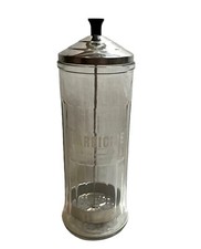 Contenedor de tarro de vidrio desinfectante germicida barbicida de colección King Research