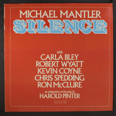 MICHAEL MANTLER: silence WATT 12'' LP 33 RPM
