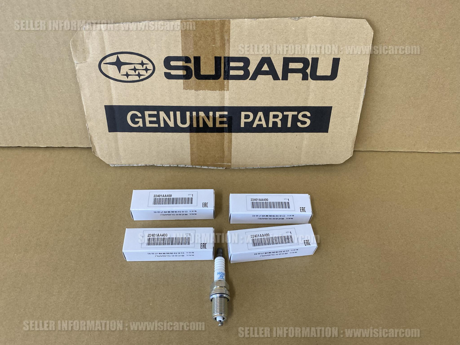 SUBARU IMPREZA WRX STI EJ207 GC8 SPARK PLUG NGK PFR6B SET X4PC 22401AA400 4wd 4U