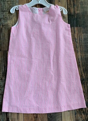 NWT GYMBOREE Girls Pink White Stripe Dressy Easter WEDDING DRESS Size ...