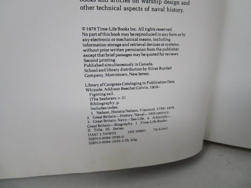 The Seafarers Fighting Sail Time Life Books 1978 A. B. C. Whipple - Imagen 5 de 10