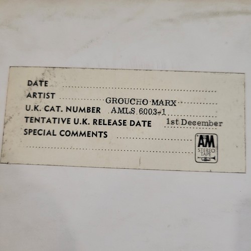 Groucho Marx - An Evening With Groucho Double Vinyl LP - RARE UK TEST PRESSING! - Picture 2 of 6