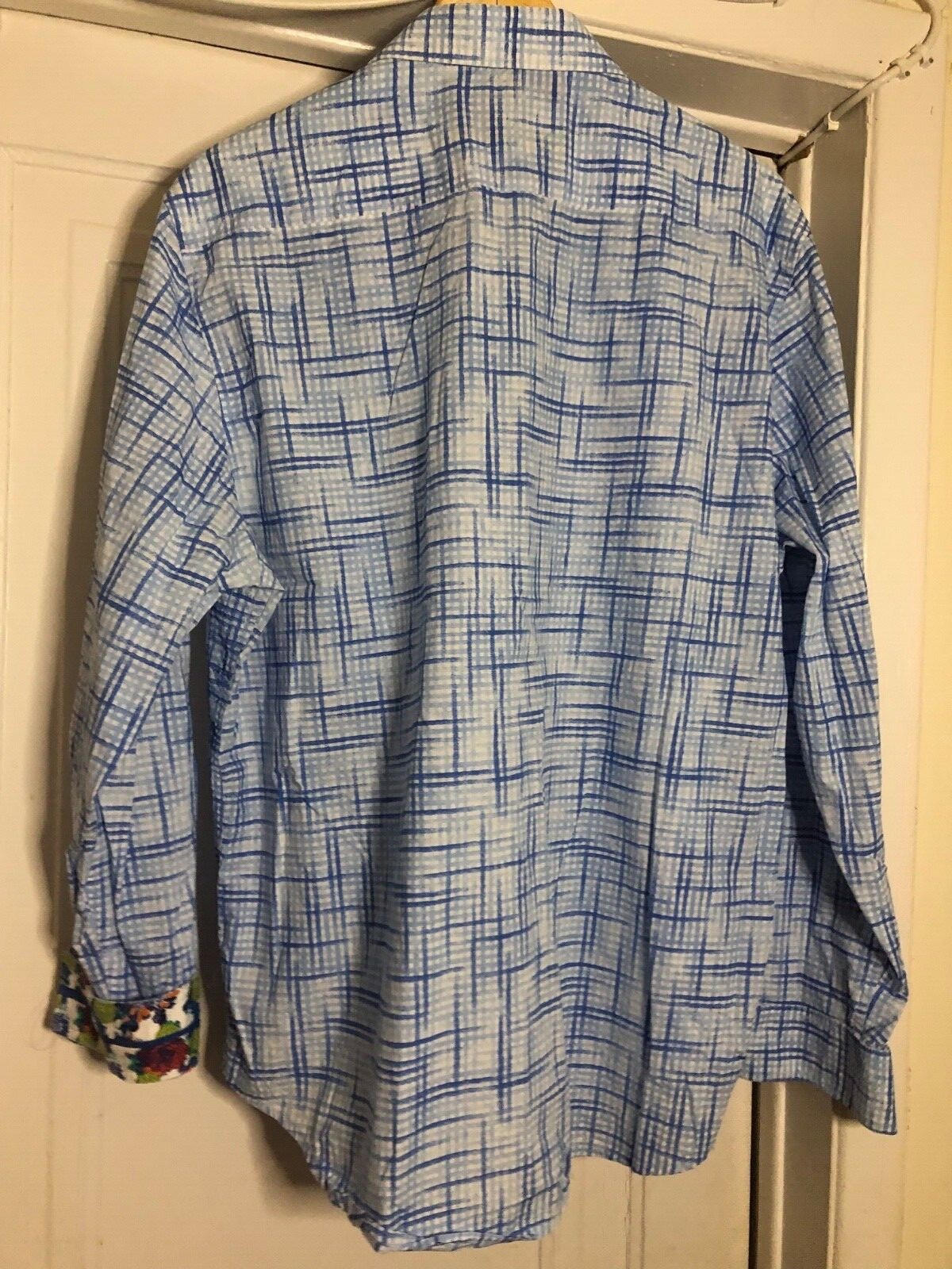 Robert Graham Mens Shirt Sz 2 XL Contrasting Cuffs eBay