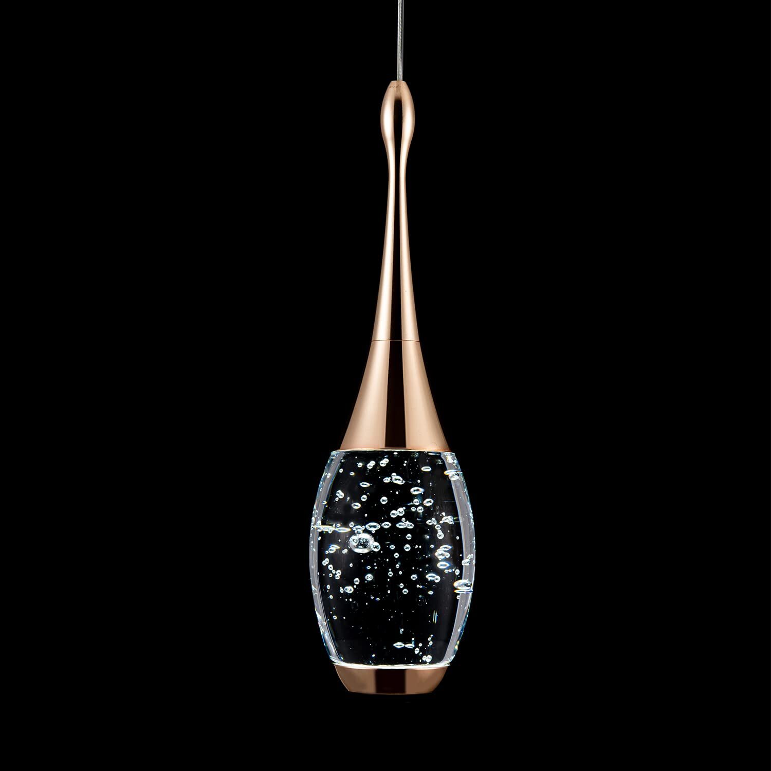 1-Luz Lágrima Cristal Colgante Luz Mini LED Techo Colgante Luz Burbuja...