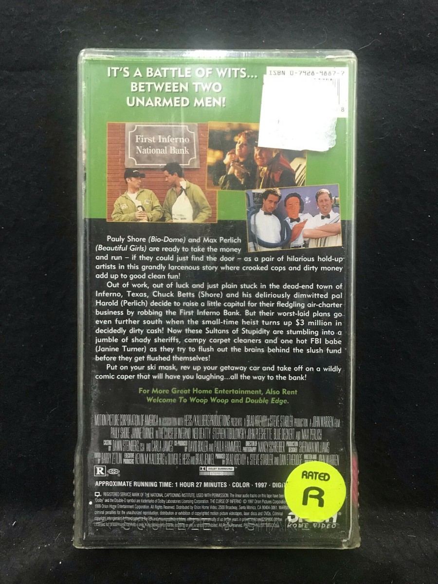 Curse of Inferno (VHS, Closed-captioned, Dolby, NTSC) Pauly
