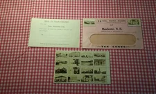 Old Vintage Manchester NH Souvenir Photo Stamp Set Amoskeag News Co Estate Find