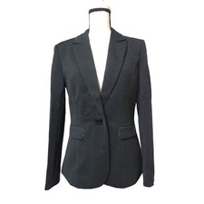 G.e.t. Equipment General Technology Women’s Single Button Ribbed Ponte Blazer, M