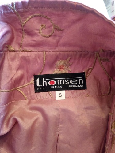 Damenjacke mit floraler stickerei in Rosa - Bild 3 von 10