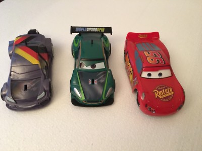 Lot 3 Disney Cars World Grand Prix Rust Eze 95 Allinol World Grand Prix 6inch Ebay