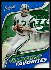 2023 Panini Prestige Franchise Favorites Xtra Points Blue Joe Namath 048/249 New