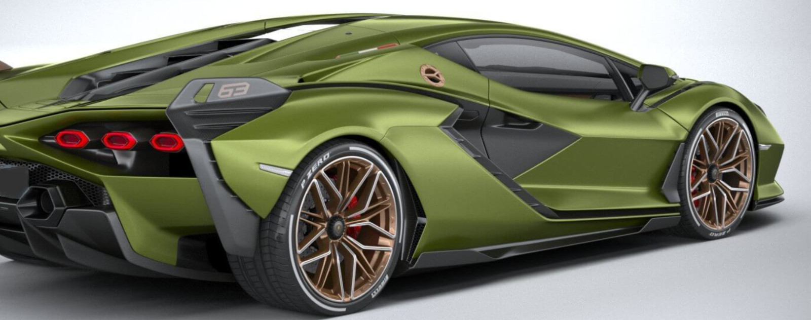 Lamborghini Race Car Hypercar w/Orig.Wheels Rims Custom Built1:18SCALE MODEL