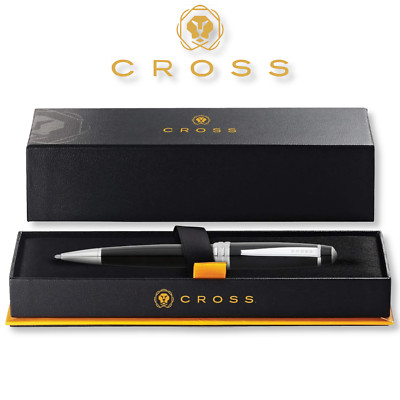 Cross Kugelschreiber Kuli Bailey schwarz Chrom Geschenkbox Etui