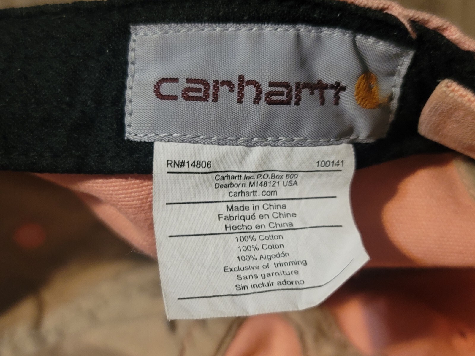 CARHARTT HAT CAP Adjustable Leather Patch READ!!! - image 8