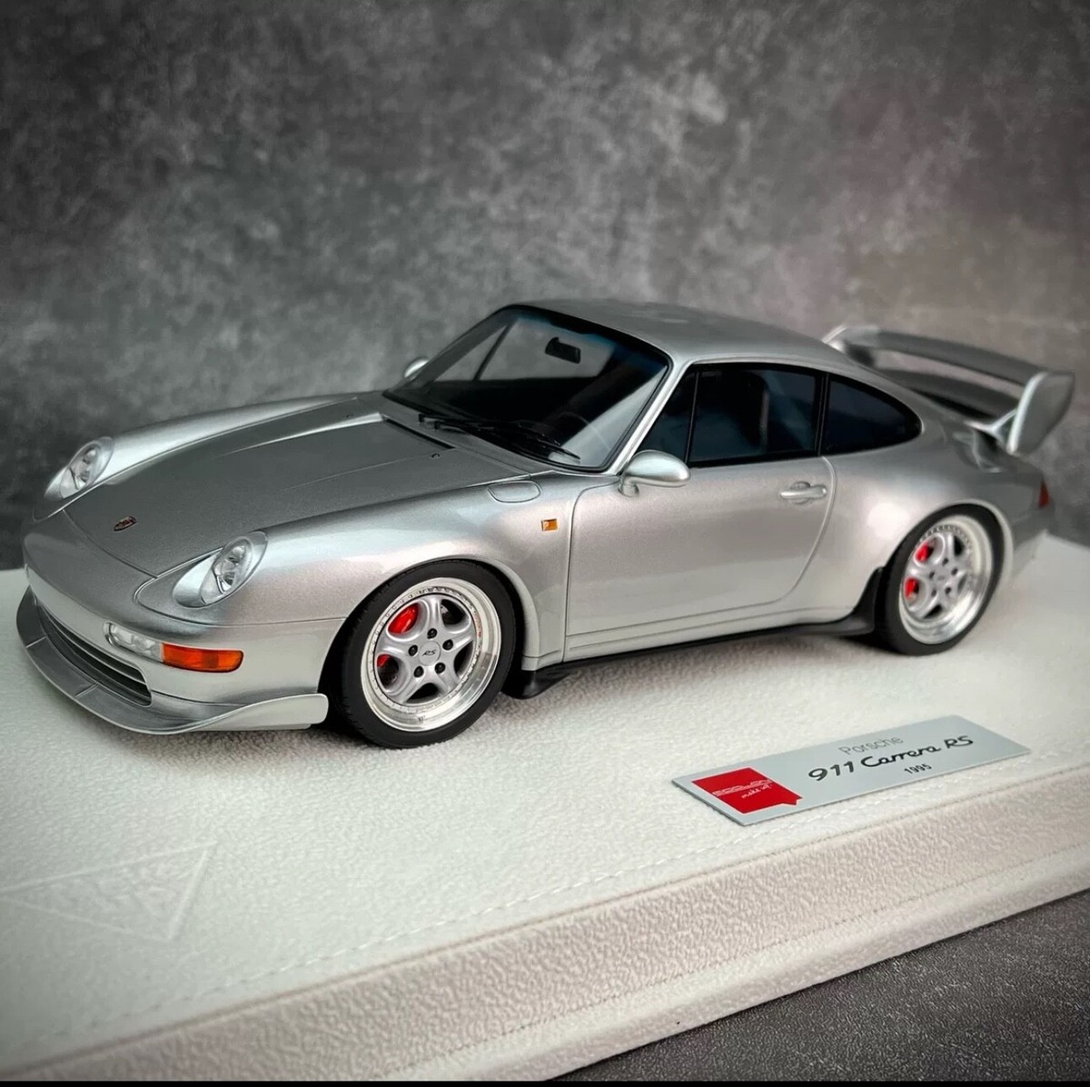 Porsche 911 993 Carrera RS (Silver) [Make up] 1/18 scale | eBay
