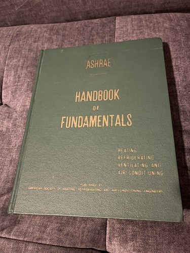 ASHRAE 1972 Handbook of Fundamentals IP Edition Hardcover HVAC & Refrigeration - Picture 2 of 7