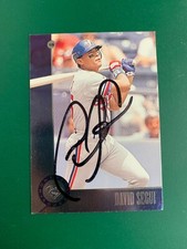 Former MLB Veteran David Segui Signed Autographed Montreal Expos Card - Mets