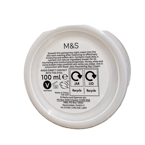 M&S Royal Jelly Nourishing Night Cream 100ml Marks & Spencer Discontinued - Picture 9 of 9