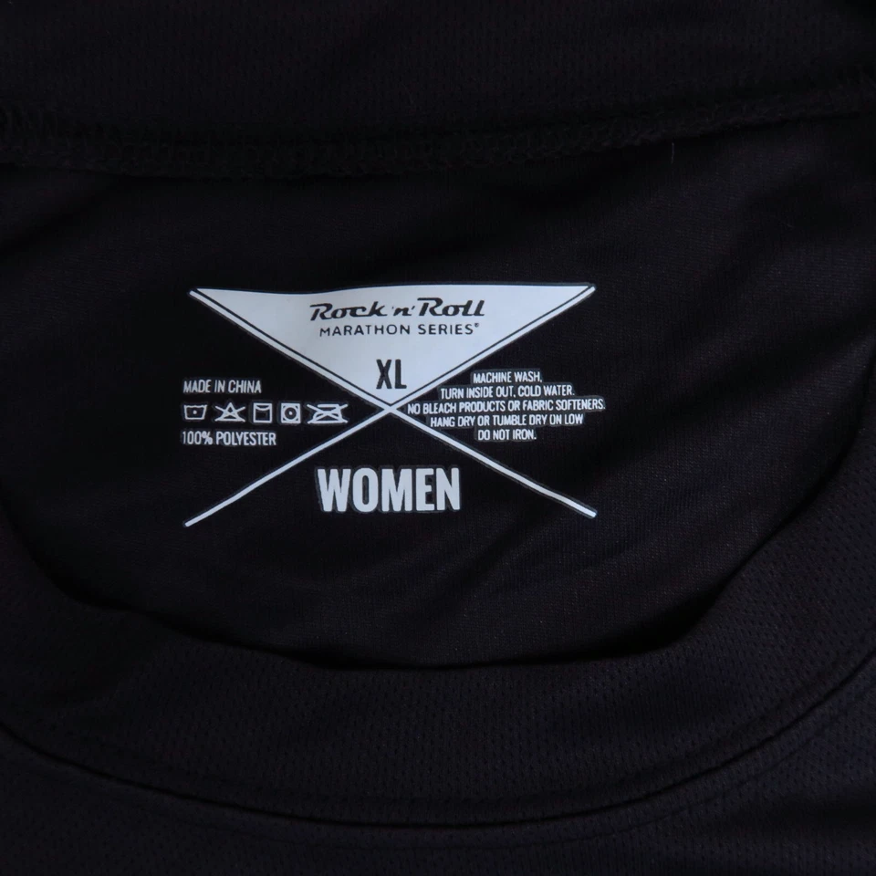 Camiseta deportiva para mujer Hard Rock Café 5K Atlantic City New 2020 negra colorida XL para correr Foto 4 de 4