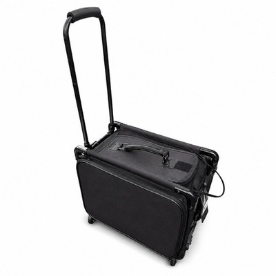 TUTTO Collapsible Sewing Machine Case Rolling Bag 17x15x9 Black 4 Wheels Pre-Own