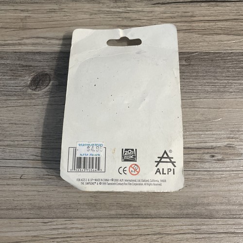 The Simpsons Krusty der Clown Actionfigur Vintage 1999 Schlüsselanhänger Ring Halter Posten - Bild 3 von 4