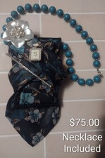 Handmade / Custom Woman Necktie Necklace