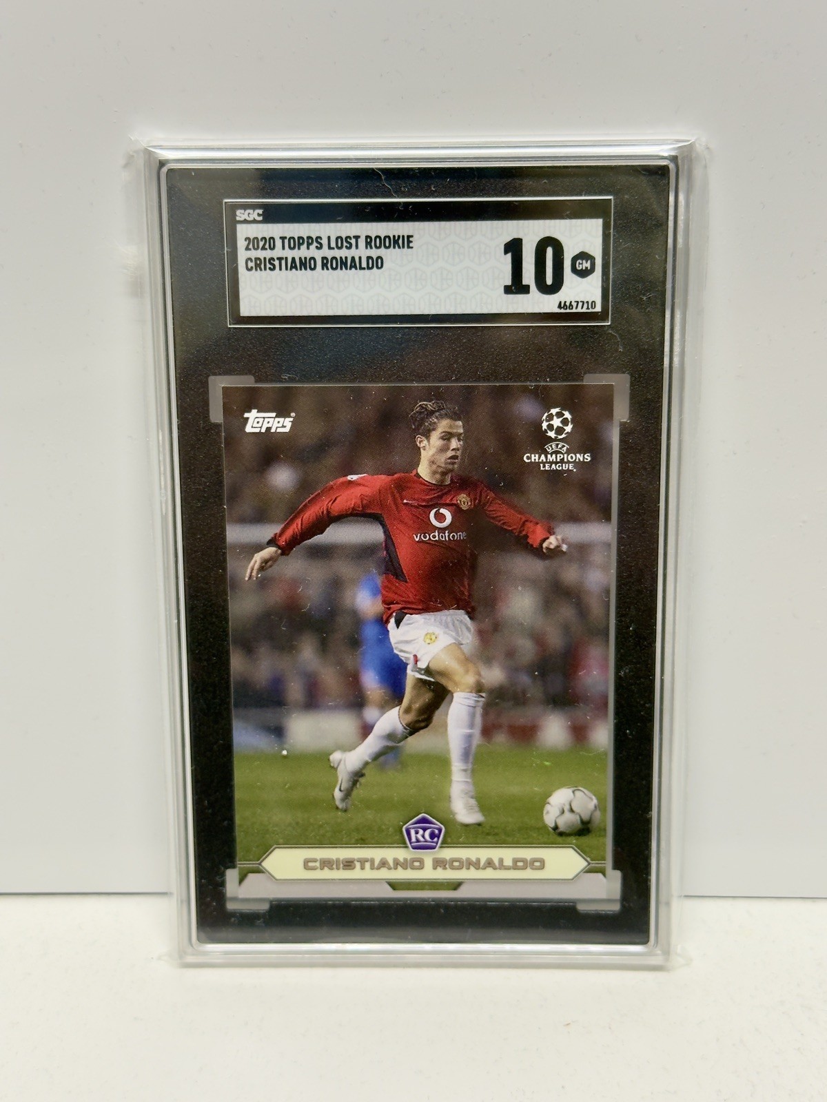 2020 Topps Lost Rookie | Cristiano Ronaldo -(SGC Gem Mint 10)