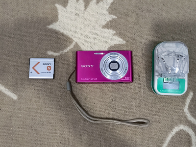 Sony Cyber-shot DSC-W320 14.1MP Digital Camera - Silver for sale