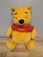 Disney Winnie the Pooh "I Talk" Large Jumbo Plush Fisher Price 28" Tested, Talks