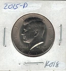 2015 D Kennedy Half Dollar K018 !!!Free Shipping!!!