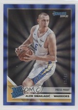 2019 Panini Donruss Rated Rookie Press Proof Blue Laser 49/49 Alen Smailagic a8x