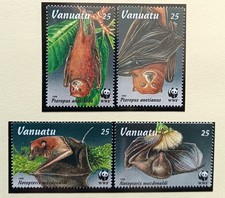 TIMBRE STAMP 4 ILES VANUATU Y&T#999-1002 CHAUVE SOURIS NEUF**/MNH-MINT 1996 ~F40