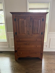 Vintage Ethan Allen Early American Shaker Armoire