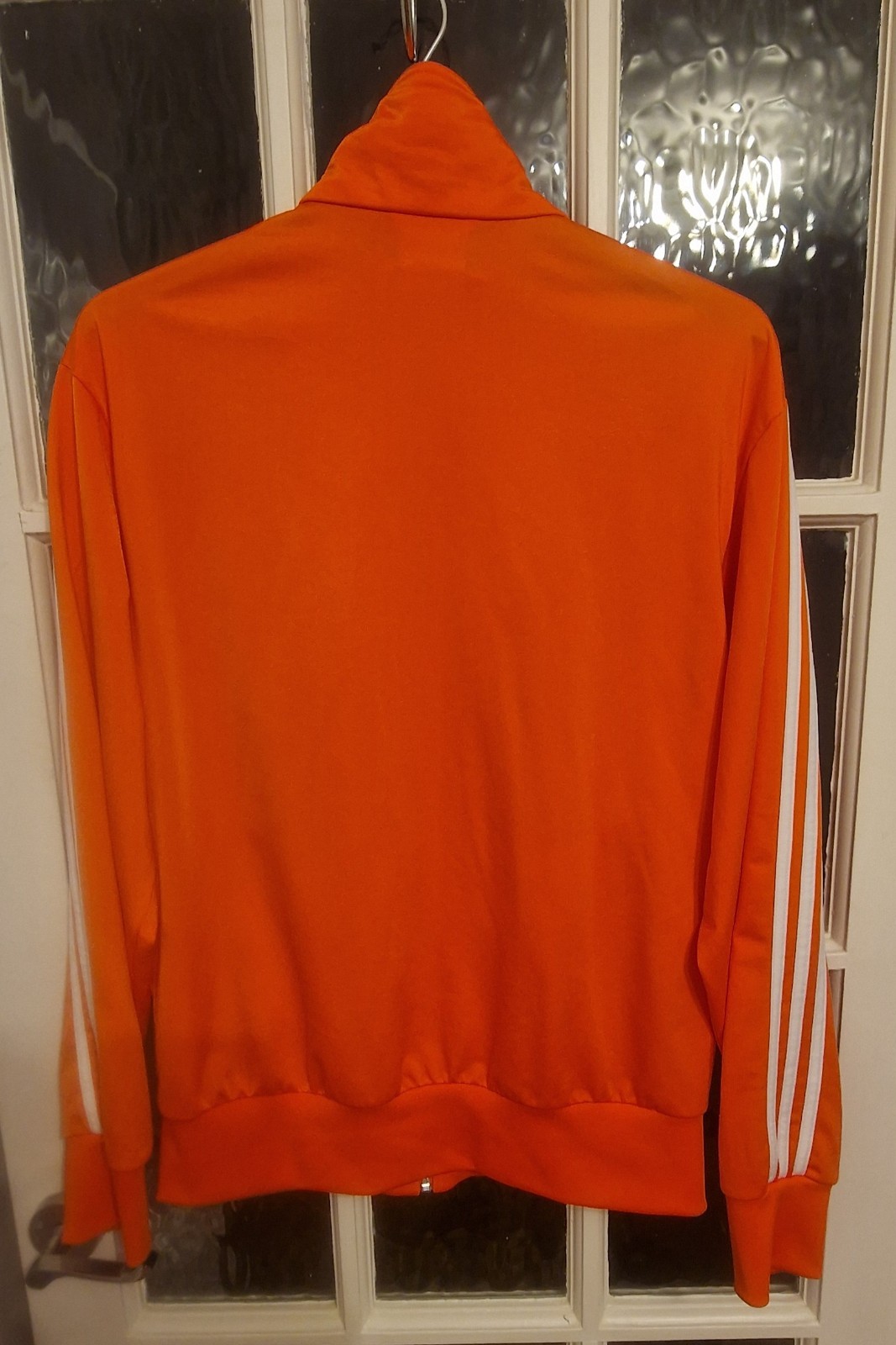 Adidas Vintage Firebird Orange/White Track Jacket Size M Men's Rare Retro image 2