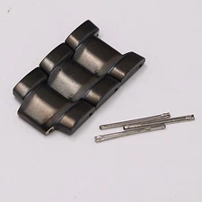 Luminox Genuine 3 Link 3400 Series Men's Watch Bracelet Parts Black Color 18mm