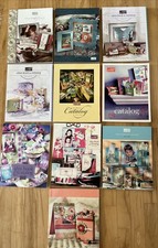 Lot of 10 Stampin Up Idea Book and Catalog Collection 2002-2009