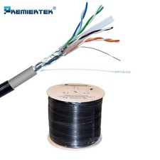 100 Copper F/UTP CAT6 1000FT Shielded Outdoor 23AWG Cable Direct Burial UV