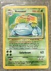Pokemon TCG Venusaur 15/102 Base Set Unlimited Holo Rare English Wizards 1999