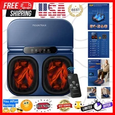 Foot Massager Machine with Heat, Foot Massager for Plantar Fasciitis, Neuropa...