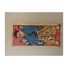 Vintage Japanese Menko Card Samurai Man Janken 5727797
