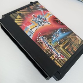 Crisis Force Complete KONAMI Famicom Game with Box, Manual, Postcard, and Flyer