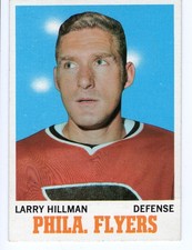 1970-71 Topps Larry Hillman Card #81 Philadelphia Flyers