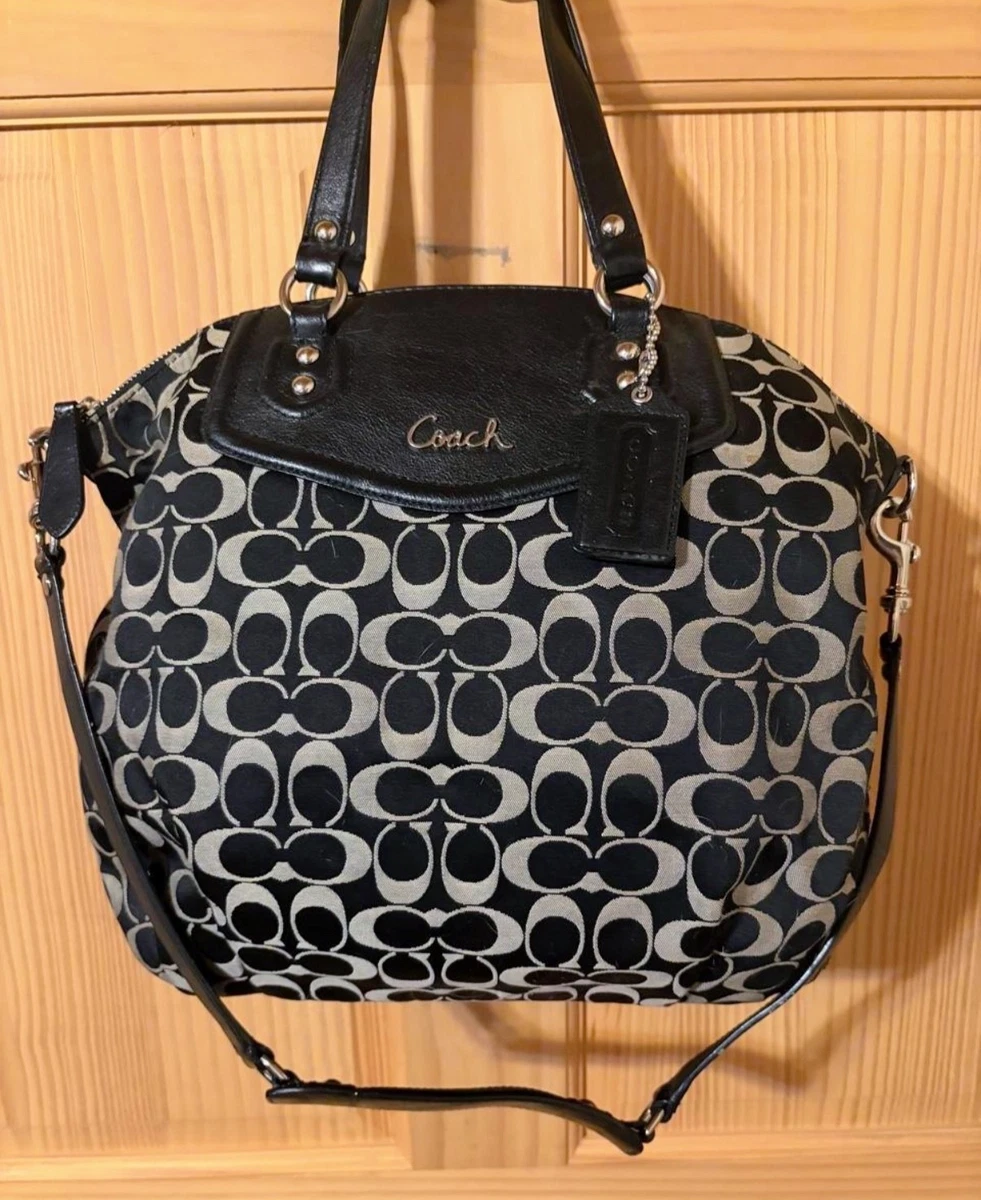 Coach Ashley Satchel/Top Handle Bag Beige Bags & Handbags for