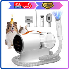 AIRROBO Dog Grooming Vacuum - 12000Pa Suction, 2L Capacity, 5 Tools, Quiet